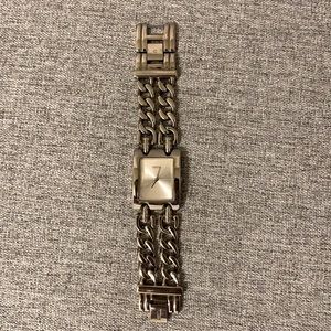 Guess Silver Chain Link Watch